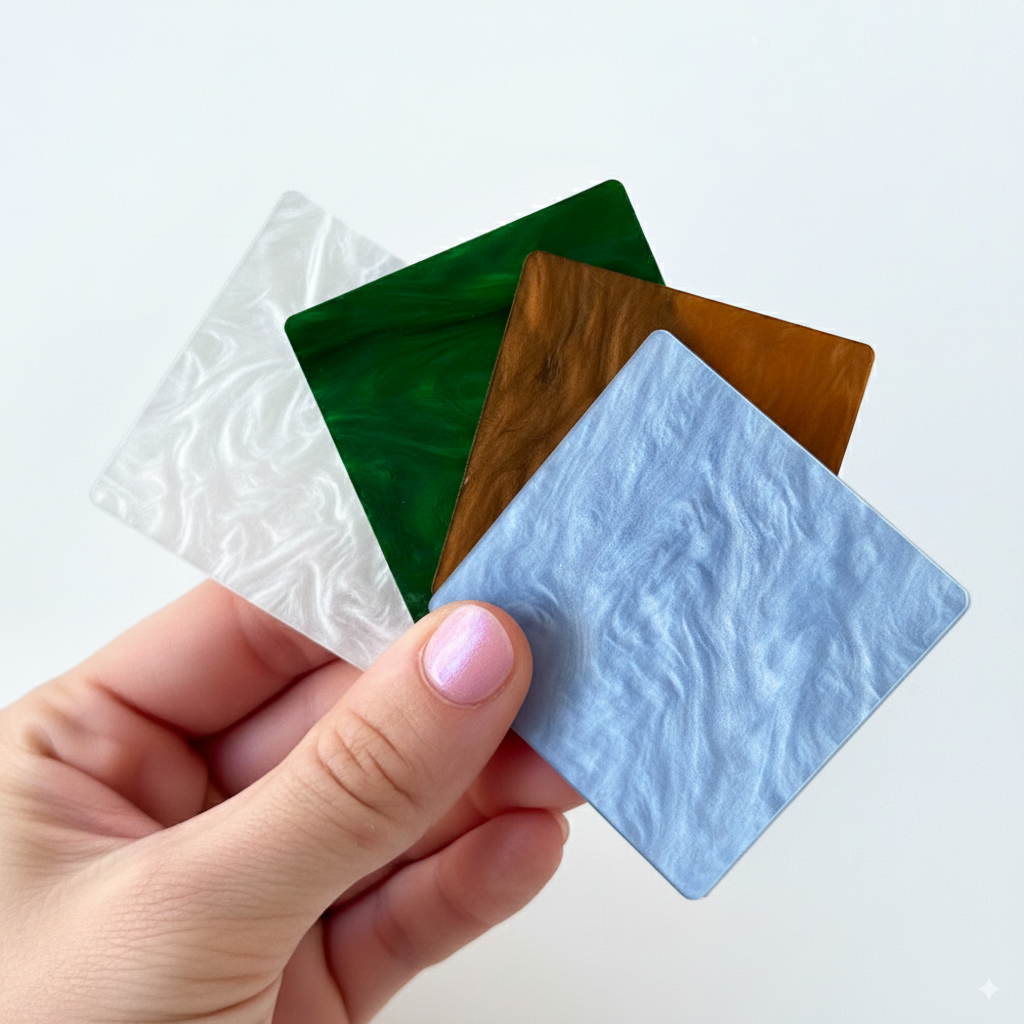 Muestrario Metacrilato Nacarado