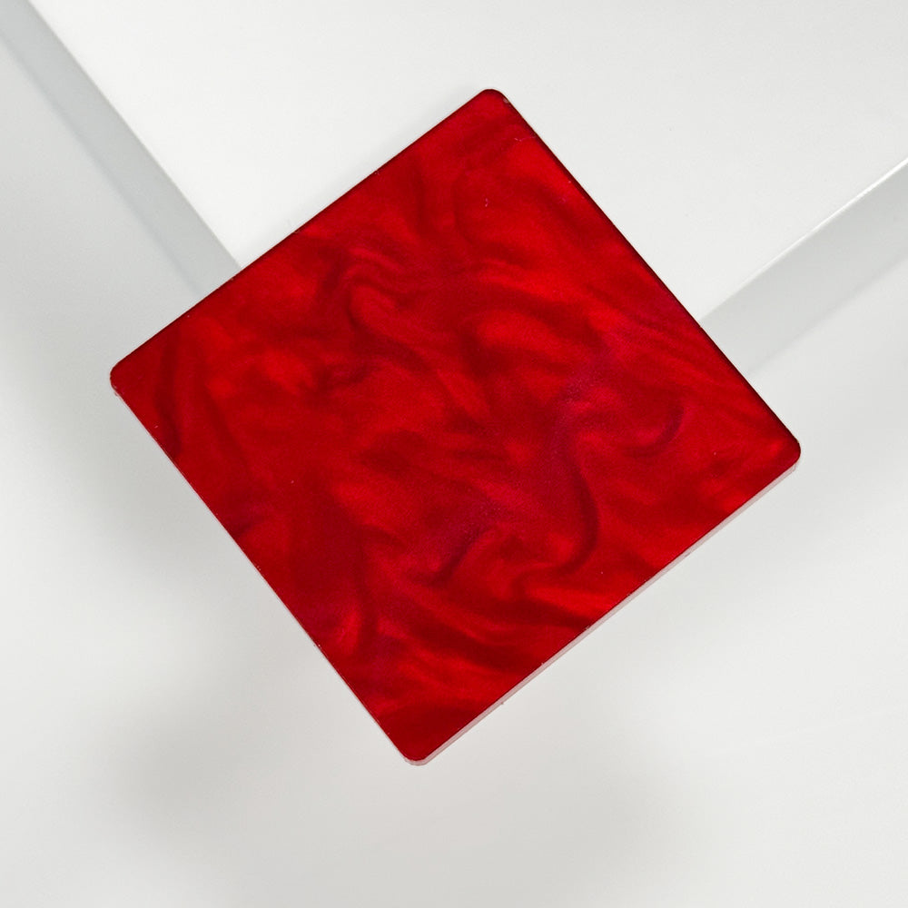 Metacrilato Nacarado Rojo 3 mm