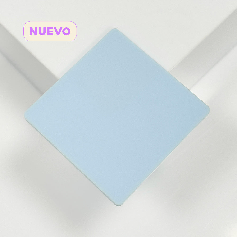 Metacrilato Pastel Azul 3 mm