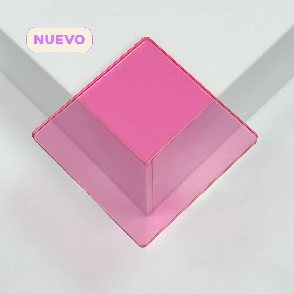 Metacrilato Transparente Rosa 3 mm