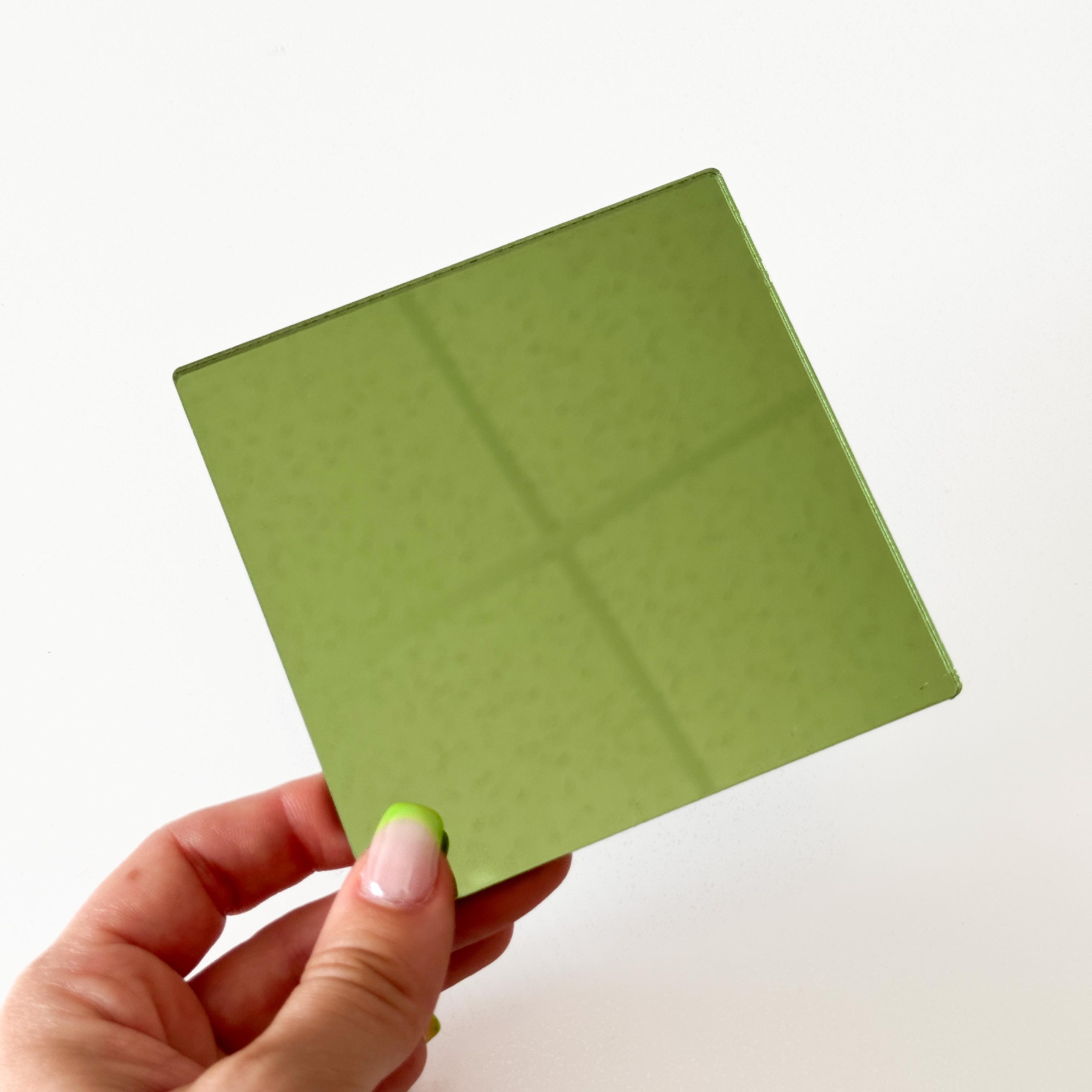 Metacrilato Espejo Verde Manzana 3 mm