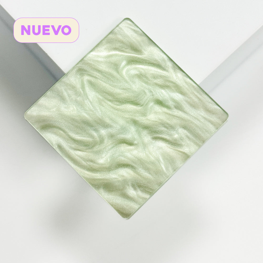 Metacrilato Nacarado Menta 3 mm