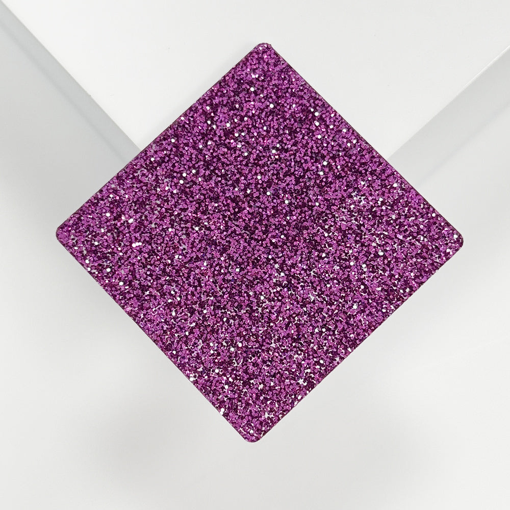 Metacrilato Glitter Violeta 3 mm