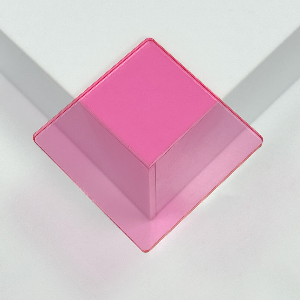 Metacrilato Transparente Rosa 3 mm