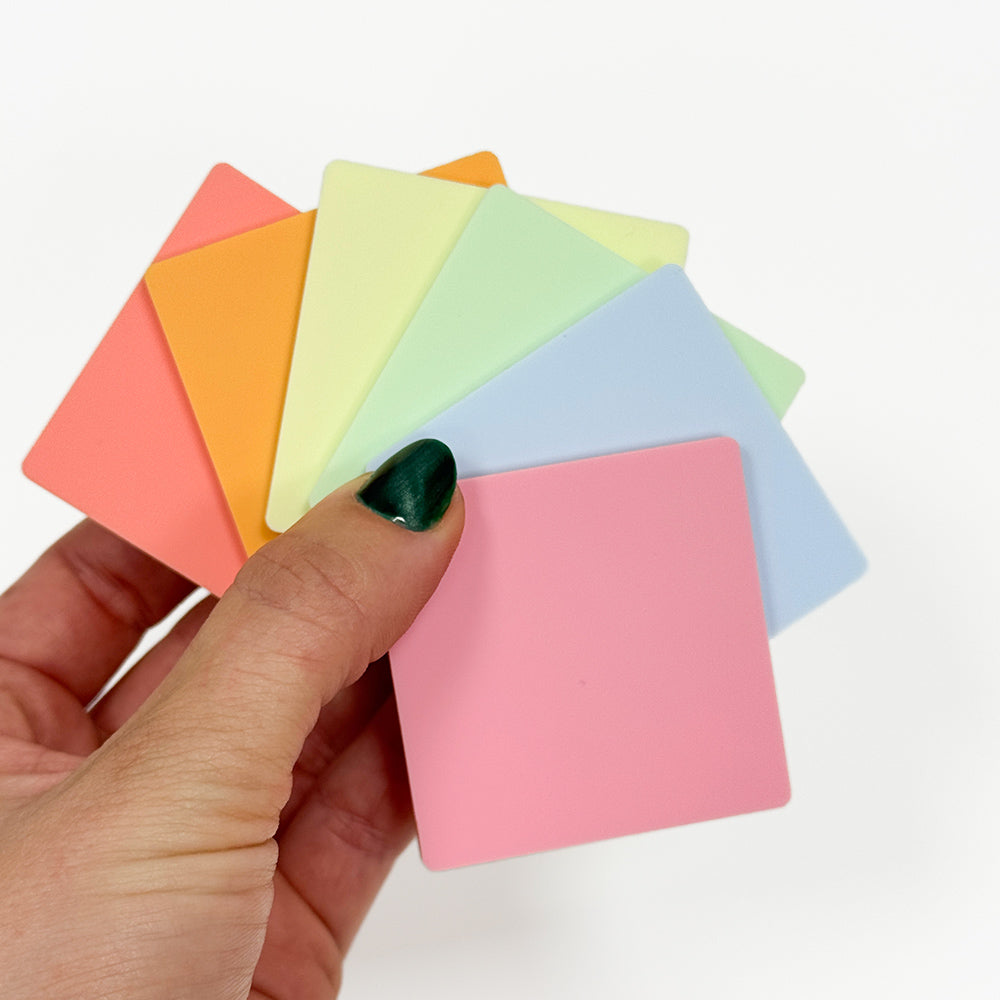 Muestrario Metacrilato Pastel