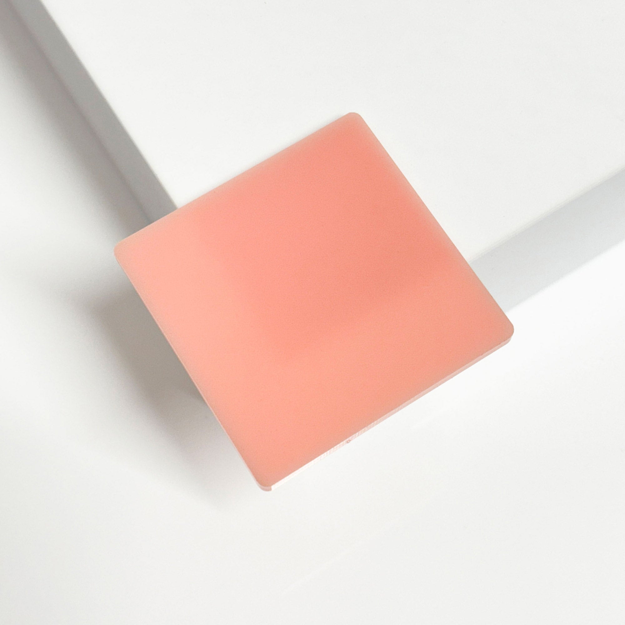 planchas de pmma de colada rosa pastel