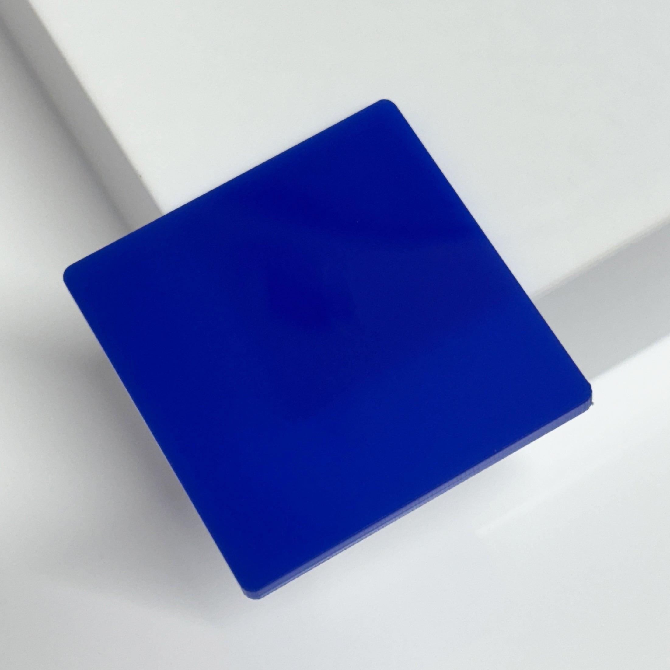 PMMA acrílico azul opaco
