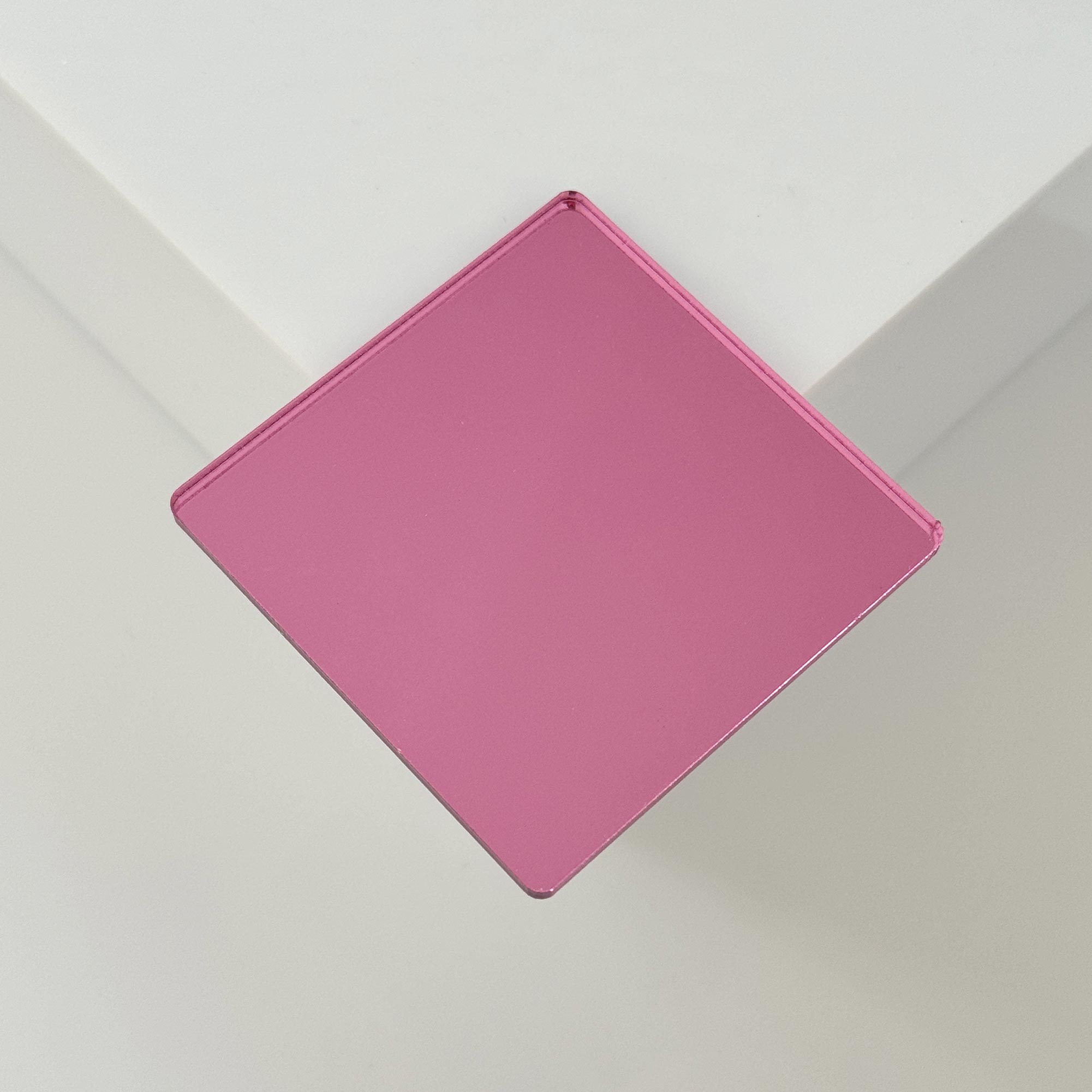 acrilico rosa espejo pmma de extrusion