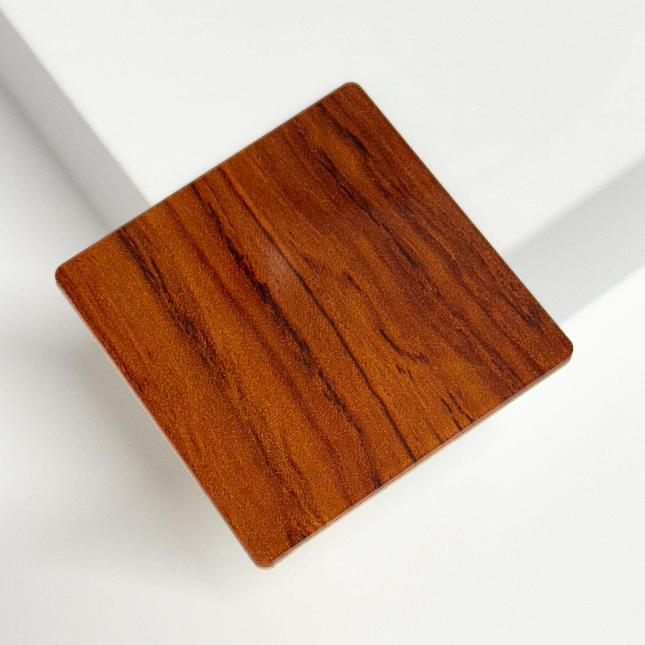 PMMA acrílico de efecto madera oscura