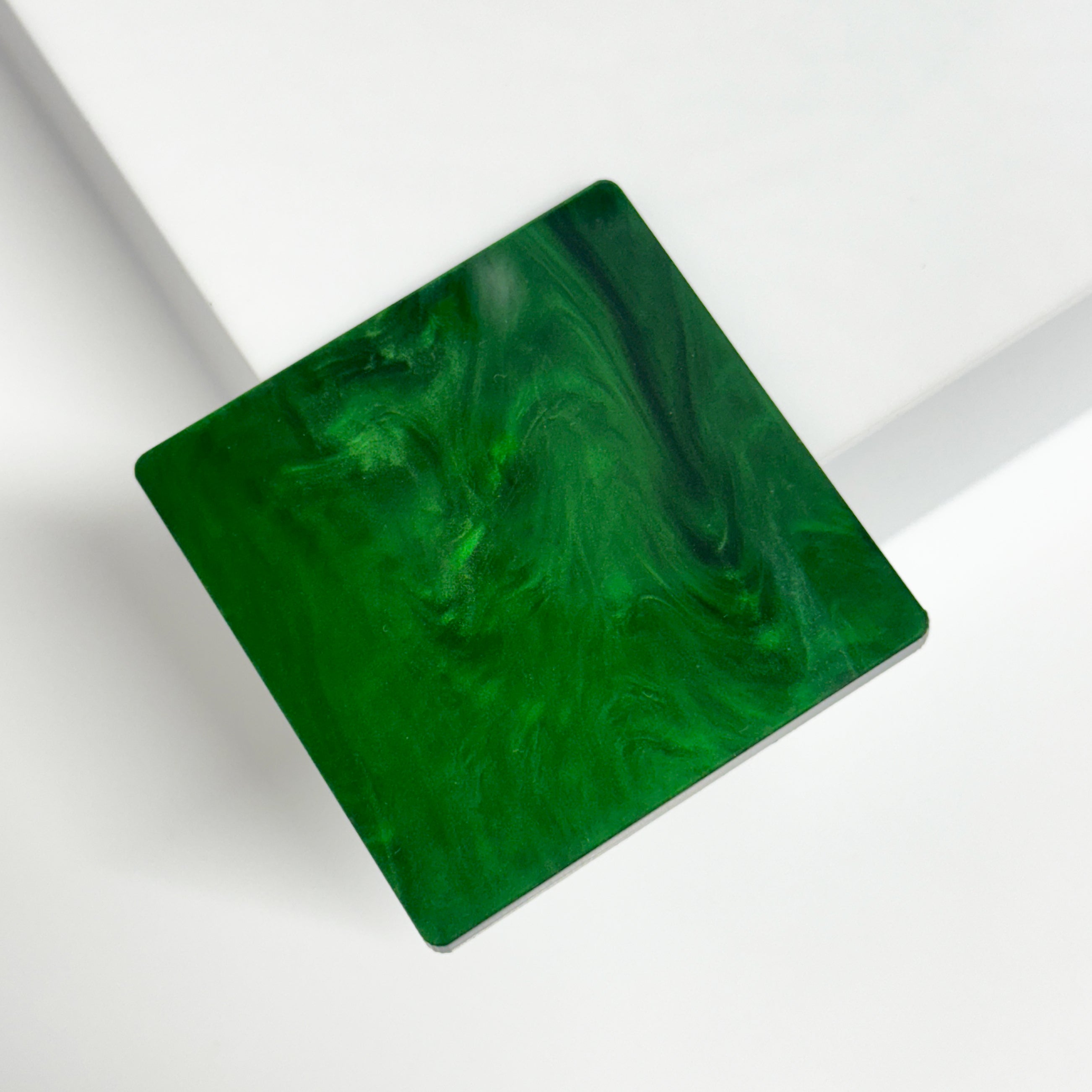 Acrílico PMMA de colada verde nacarado
